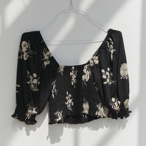 Urban Outfitters XS / Smocked Crop Top